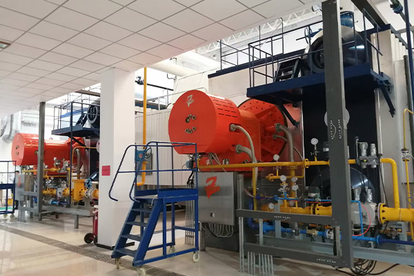 天津一供熱站用5.6MW燃氣熱水鍋爐項目