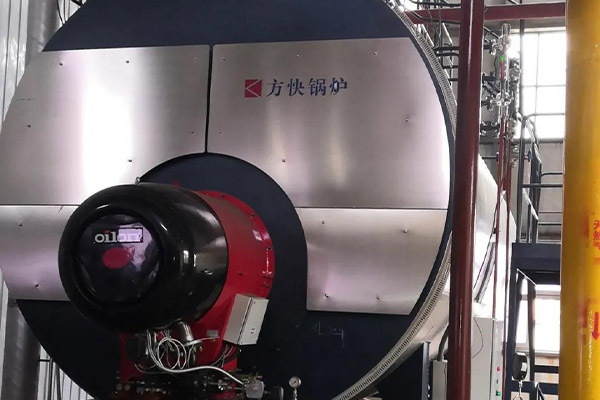 山東濟南一食品廠供暖用7MW燃氣熱水鍋爐項目